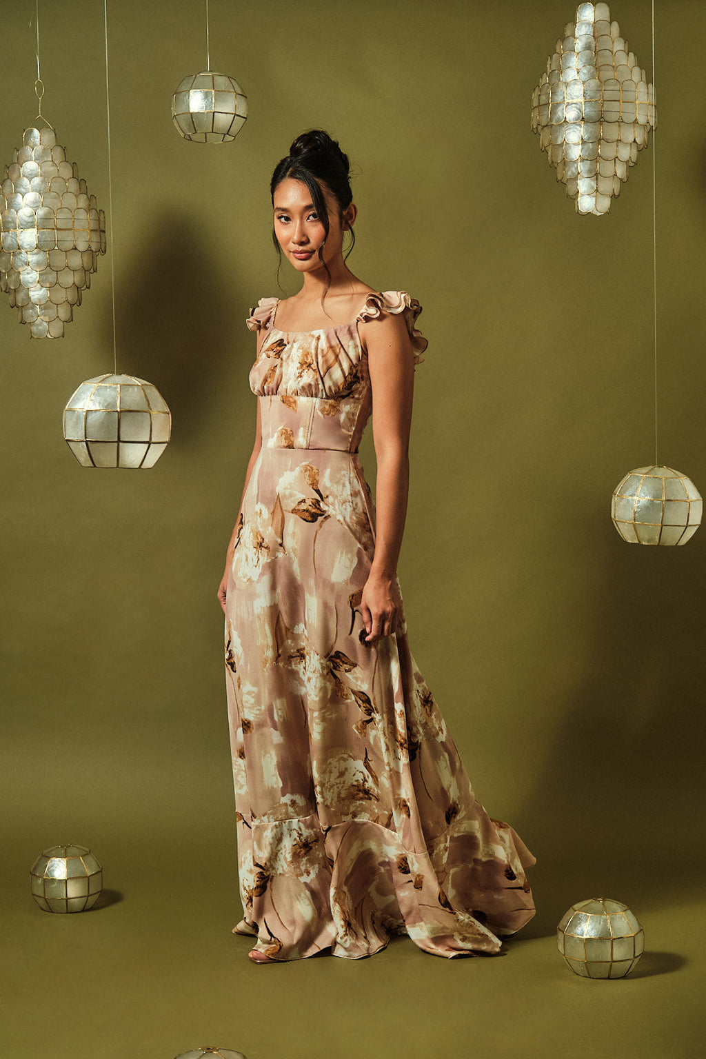 The Sun-Drenched Sleeveless Maxi Gown