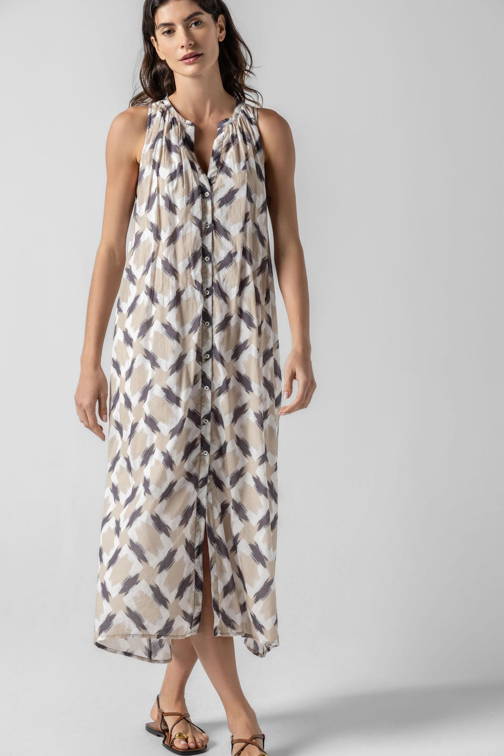 The Modern Ikat-Style Midi