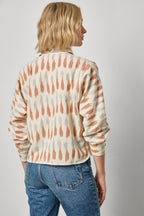 Earth-Tone Abstract Print Shirt