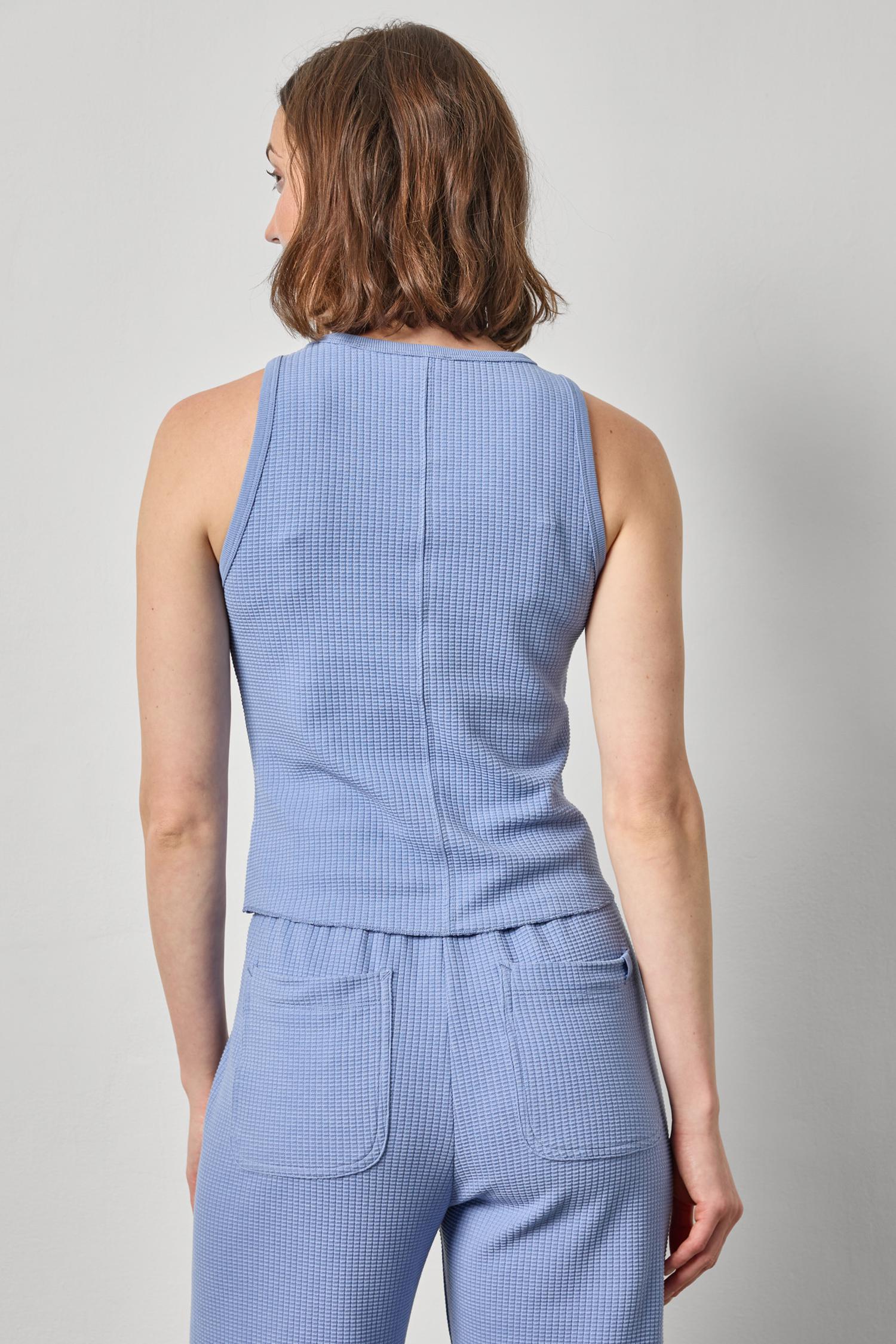 The Serene Waffle-Knit Tank