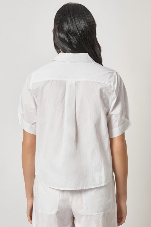 Minimalist White Summer Shirt