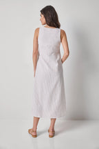 Everday Pinstripe Midi Dress